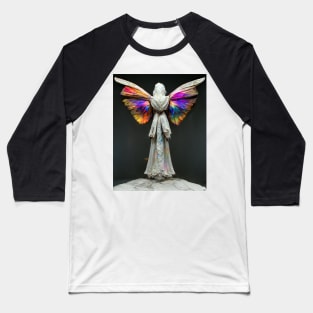 Angel With Butterfly Wings Baseball T-Shirt